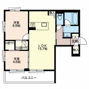 The Otani【2階】の間取り