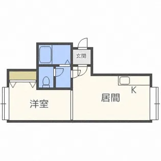 ヴァンテアン北【3階】の間取り