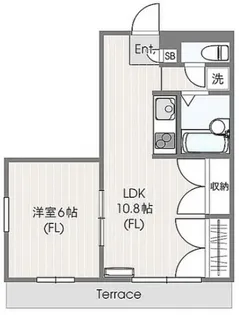 ソレイユ橋本【2階】の間取り