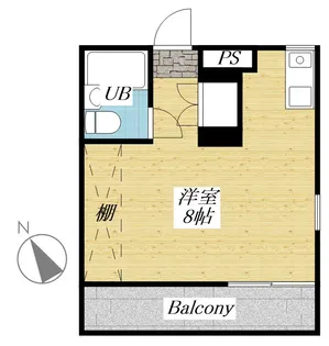 ピアハウス【3階】の間取り