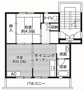 ビレッジハウス西根1号棟【3階】の間取り