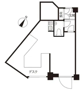 六本木ビジネスアパートメンツ【5階】の間取り