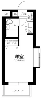 スカイコート高田馬場【3階】の間取り