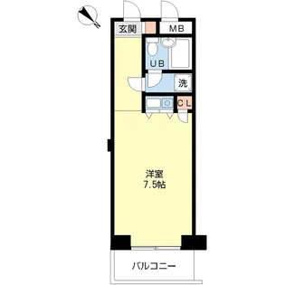 ラミアール門前仲町【3階】の間取り