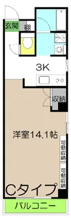 金子橋マンション【4階】の間取り