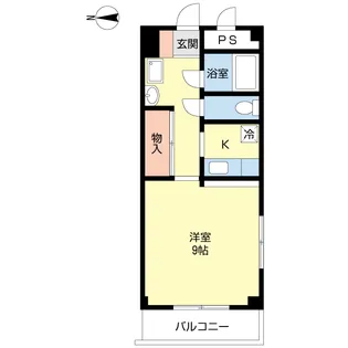 パレスヨシノ【1階】の間取り