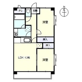 メゾン・ド・加賀野21【2階】の間取り