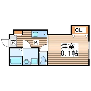 グリュックスハイム文化町I【1階】の間取り