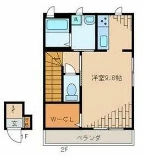 Grace Sakurajosui【2階】の間取り