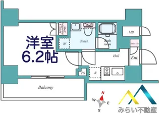 ARCOBALENO YOKOHAMAKOYASU【3階】の間取り