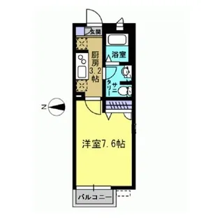 セジュール メゾン【1階】の間取り