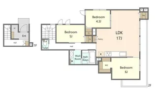 DAIZAWA HOUSE【2階】の間取り