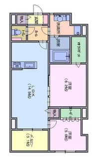 ファインステイジ柳町【4階】の間取り
