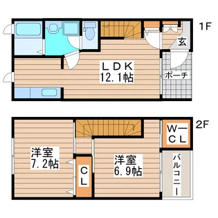 イーストテラスの間取り