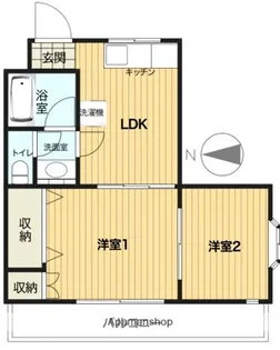 パークピア井出【2階】の間取り