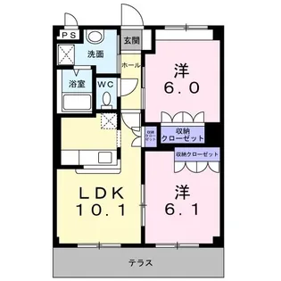 ひまわり【1階】の間取り