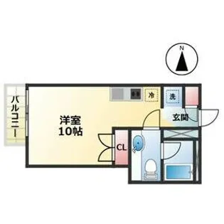 センコーナイン【3階】の間取り