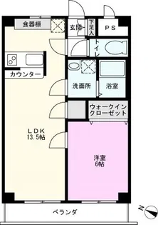 メゾングリーン【3階】の間取り
