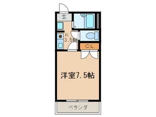 ハイツGREEN-ARPEGGIO【2階】の間取り