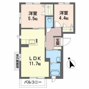 あじさい館【2階】の間取り