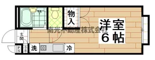 エステートピアナカタD棟【2階】の間取り