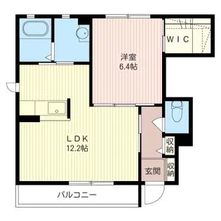 La Aqua B【1階】の間取り