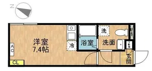 エトス初台【1階】の間取り