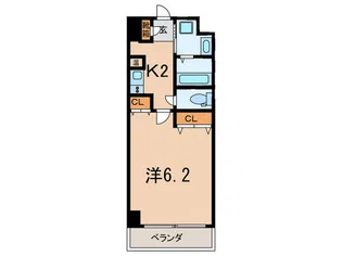 ポコアポコ芦屋【4階】の間取り