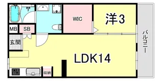 グリーンヒル舞子【2階】の間取り