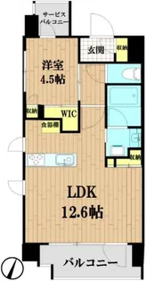 クリオラベルヴィ市ヶ谷【4階】の間取り