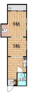 フレッシュ可部【2階】の間取り