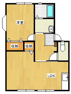 篠原ハイツ【2階】の間取り