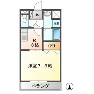 Hyde Park【3階】の間取り