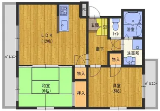 バンブーハウスII【3階】の間取り