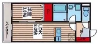 クレア東大宮II【2階】の間取り