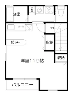 パームスプリングス【2階】の間取り