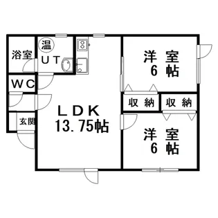レガーロ住之江【1階】の間取り
