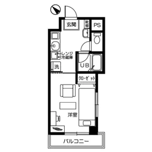 ファーニッシュド・ステイ長野東栗田【2階】の間取り