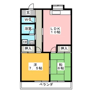 ドミールタカギ【2階】の間取り