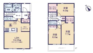 兵庫県加古川市野口町野口【一戸建】の間取り
