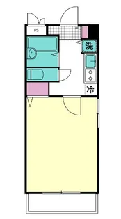 ボヌール等々力【2階】の間取り