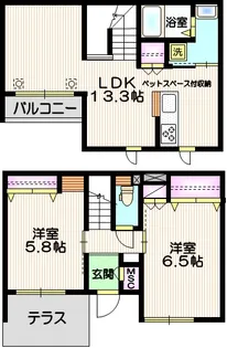 CASA MICHIの間取り