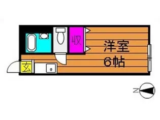 爪崎サンプラザ【1階】の間取り