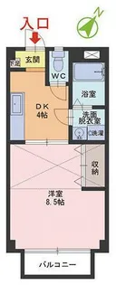 リバーサイド翔001【2階】の間取り