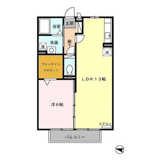 埼玉県さいたま市西区大字指扇【アパート】の間取り