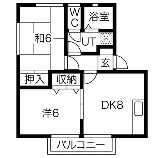 シエスタ【2階】の間取り