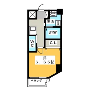 Granse【7階】の間取り