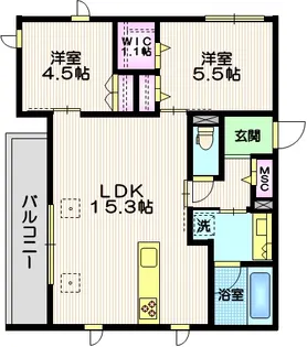 Shine Court【2階】の間取り