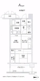 コーシャハイツ森之宮 (大阪市住まい公社)【8階】の間取り