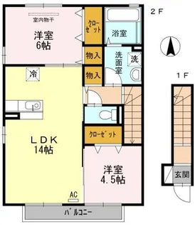 鹿児島県鹿児島市谷山中央1【マンション】の間取り